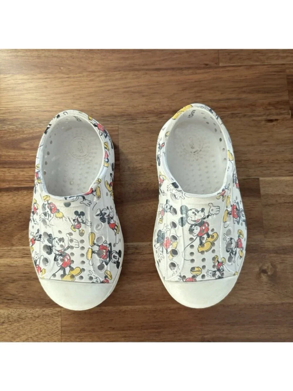 Native Jefferson Mickey‎ Mouse Water Shoes TODDLER Size 5C Beach Disney Trip